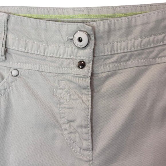 Marc Cain off white tapered straight slim fit pants size 32 - Picture 3 of 7